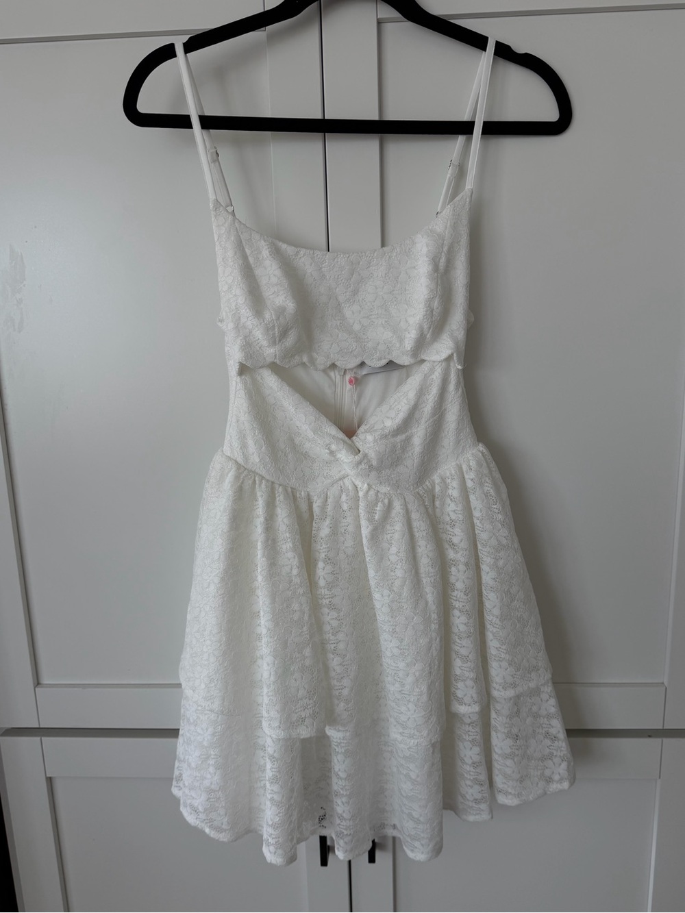 NWT Hello Molly Haven of Happiness Mini Dress White Small